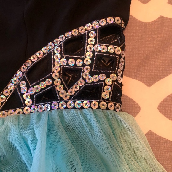 Prom Dress. Homecoming Strapless Dress - Picture 3 of 5